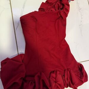 Fashion Nova Vibrant Red Dress